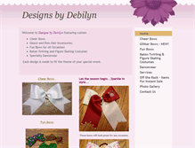 Tablet Screenshot of designsbydebilyn.com